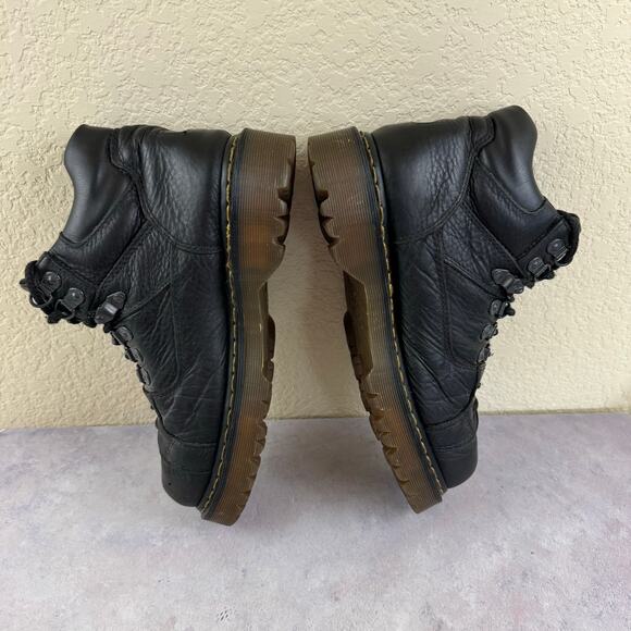 Dr. Martens Boots Mens Size 9 Black Leather Motorcycle Biker Combat 10963 Y2K main image 12